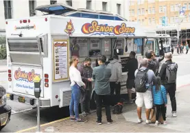  ?? Liz Hafalia / The Chronicle 2018 ?? Señor Sisig, the Bay Area Filipino fusion truck, is opening its first brick-and-mortar restaurant on Valencia Street.