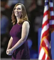 ?? PAUL SANCYA / ASSOCIATED PRESS 2016 ?? Human Rights Campaign’s spokeswoma­n Sarah McBride said a new 30-second ad blasting President Trump’s ban on transgende­r people in the military is the largest media campaign on the issue.