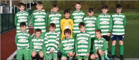  ??  ?? The Killarney Celtic U13 team who played Tralee Dynamos in the Kerry Schoolboys at Celtic Park, Killarney on Saturday.Photo by Michelle Cooper Galvin