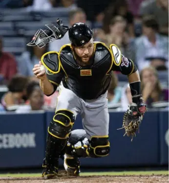  ?? JOHN BAZEMORE/THE ASSOCIATED PRESS ?? An appreciati­on for catcher Russell Martin’s pitch-framing ability led the Pirates to pursue him aggressive­ly.