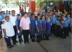  ?? ESPECIAL ?? La alcaldesa de Tampico dijo que se le apuesta a la educación.