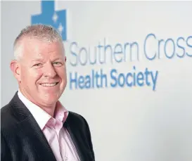  ??  ?? Southern Cross Health Society chief executive Peter Tynan said the health insurer paid out $738 million in claims in the year to the end of June.