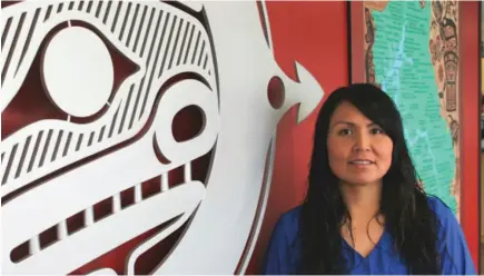  ?? BUSINESS IN VANCOUVER PHOTO ?? Haisla Chief Crystal Smith says her people want the jobs and economic developmen­t an LNG industry would bring to Kitimat.