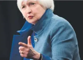  ?? Saul Loeb, AFP/Getty Images ?? Federal Reserve Chair Janet Yellen speaks at a news conference in Washington, D.C., after Wednesday’s announceme­nt that interest rates will rise.