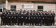  ?? Milford Police Department / Contribute­d photo ?? Milford Police Academy has a total of 53 graduates, 10 of which will stay in Milford. The other graduates will go to work for other department­s across the state.