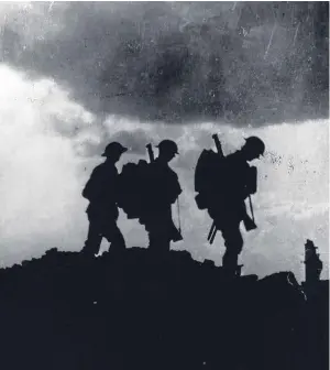  ?? Picture: Getty Images ?? First World War: British troops moving up to the trenches near Ypres.