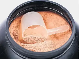  ?? DIVULGAÇÃO ?? Whey protein. Os novos rótulos também deverão deixar claras as ‘alegações funcionais’