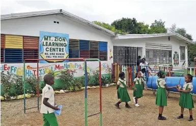  ?? PHOTO BY CARL GILCHRIST ?? Mount Zion Learning Centre in Ocho Rios, St Ann.