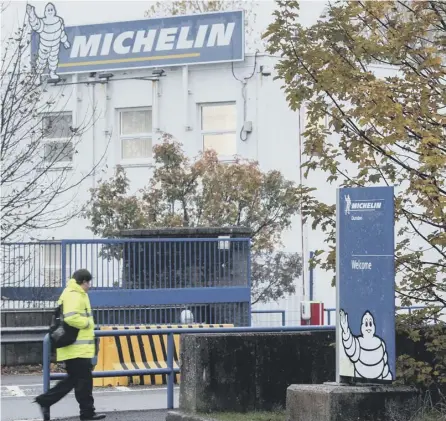  ?? PICTURE: AFP/GETTY ?? 0 Michelin has given the Scottish Government until the end of November to come up with a rescue plan