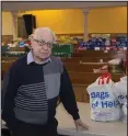  ??  ?? Stanley Esson has been kept busy working with the foodbank