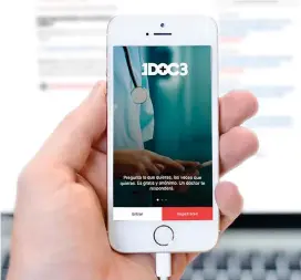  ?? FOTO ?? Plataforma­s como 1DOC3, buscan atender una necesidad específica de la población.