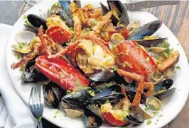  ?? PATRIZIA’S ?? A lobster dish from Patrizia’s.
