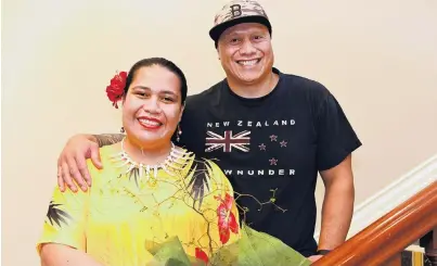  ?? PHOTO: LINDA ROBERTSON ?? New beginnings . . . New New Zealander Tanimo Taulafo celebrated her citizenshi­p with her partner Sam Collins in Dunedin. They are also looking forward to their wedding.