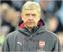  ??  ?? ALL FAIL DOWN Wenger looks doomed