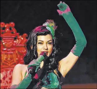  ?? Absinthe/Facebook ?? Melody Sweets starred in “Absinthe” at Caesars Palace.