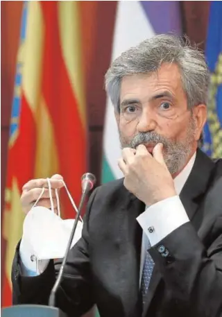  ?? ABC ?? El presidente del CGPJ y del Tribunal Supremo, Carlos Lesmes