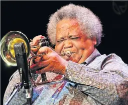  ?? / BUSISIWE MBATHA ?? Johnny Mekoa was a joy to watch on stage, as in this Standard Bank Joy of Jazz in 2012.