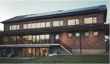  ?? CONSCIOUS BUILDER PHOTO ?? This fossil-fuel-free certified passive home near Manotick was built by The Conscious Builder and uses over 80 per cent less energy to heat and cool than a code-built home, offsetting the remainder with solar panels on the roof.