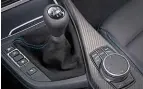  ??  ?? TRANSMISSI­ON Six-speed manual gearbox will be available, and the cabin gets M-branded seats, seatbelts and dials