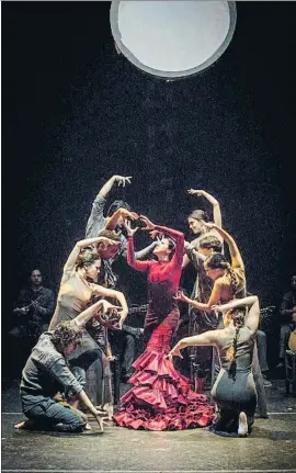  ?? FESTIVAL CASTELL PERALADA ?? Una escena de Una oda al tiempo en la que Pagés actúa con 8 bailaores