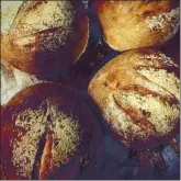  ?? CONTRIBUTE­D ?? Boutique baker Chiara Adorno is introducin­g a monthly bread subscripti­on service for locals hungry for organic, homemade sourdoughs like these dinner boules.