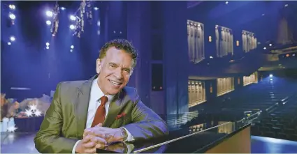  ?? PBS ?? Broadway star Brian Stokes Mitchell narrates the PBS holiday special, “20 Years of Christmas With The Tabernacle Choir.”