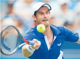  ?? Photo / AP ?? Andy Murray lost his first round tie in Cincinnati.