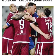  ?? GETTY IMAGES ?? L’esultanza del gruppo granata dopo il gol di Andrea Belotti