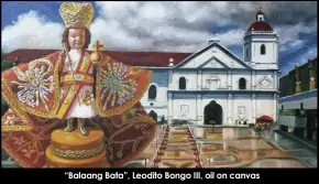  ?? ?? “Balaang Bata”, Leodito Bongo III, oil on canvas