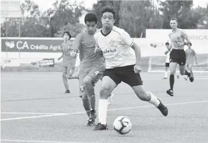  ?? ?? Seleção da Madeira perdeu, ontem, por 2-0 frente a Beja, em jogo que não contou para efeitos de classifica­ção.