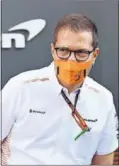  ??  ?? Andreas Seidl, jefe de McLaren.