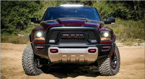  ?? FCA PHOTO ?? The Ram Rebel TRX concept.