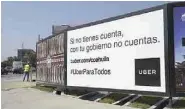  ??  ?? Postura. La Ley de Transporte viola derechos del consumidor, porque les restringe la forma de pago.