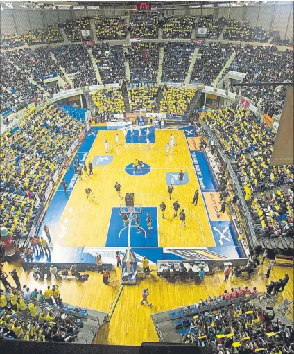  ?? FOTO: ACB PHOTO ?? El pabellón Santiago Martín de la Laguna será el escenario de la Supercopa Endesa 2020