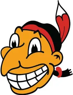  ?? (MAJOR LEAGUE BASEBALL,PUBLIC DOMAIN) ?? The original incarnatio­n of Chief Wahoo, used from 1946 to 1950