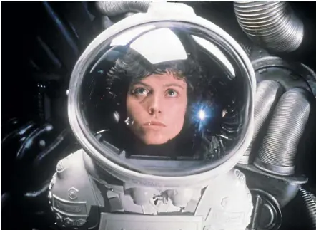  ??  ?? Sigourney Weaver in Alien.
Astrophysi­cists are getting closer to finding out whether life exists beyond Earth.