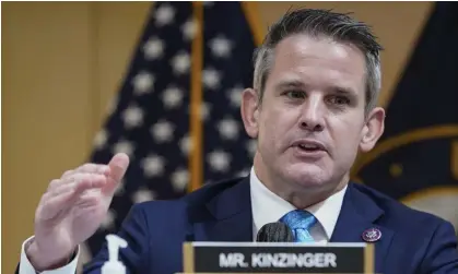  ?? Photograph: Patrick Semansky/AP ?? Republican congressma­n Adam Kinzinger has been one of the most vocal critics of Trump.