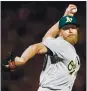  ?? RANDY VAZQUEZ — STAFF ?? Athletics pitcher Jake Diekman is a top candidate to be the team’s next closer.