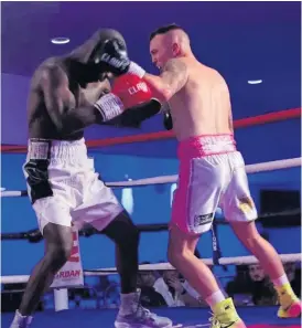  ??  ?? ■ Louis Norman in action against Edward Bjorklund at Leicester City’s King Power Stadium in November.