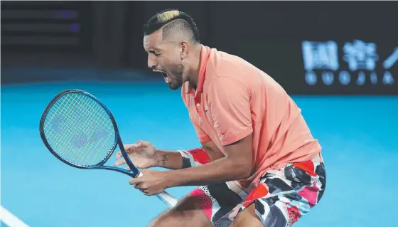  ??  ?? Australia’s Nick Kyrgios insists it is crucial to hold influentia­l tennis stars like Novak Djokovic to account. Picture: Michael Klein