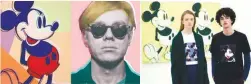  ??  ?? Uniqlo x Andy Warhol x Mickey Mouse collection.