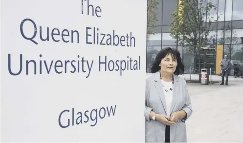  ?? PICTURE: JOHN DEVLIN ?? 0 Health secretary Jeane Freeman outside Glasgow’s Queen Elizabeth University Hospital last year