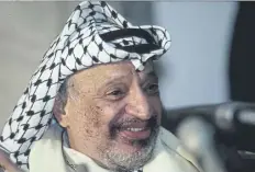  ?? ?? Yasser Arafat, Palestine Liberation chairman, survived a plane crash in a sandstorm in the Libyan desert on this day in 1992