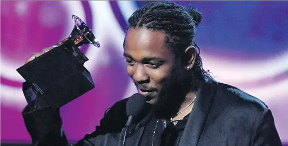  ?? GETTY IMAGES ?? Despite not winning a Grammy award for best album earlier this year, rapper Kendrick Lamar has walked away with a historic Pulitzer Prize for his latest effort DAMN.