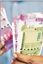  ?? MINT ?? The rupee settled at 77.76, down 8 paise over its previous close.