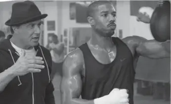  ?? BARRY WETCHER/WARNER BROS. PICTURES ?? Fans on social media were upset by the Oscar nomination snub of Michael B. Jordan, who starred in Creed.