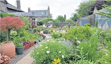  ?? ?? One of the gardens featured in an open doors event taking place in Brechin on Sunday.