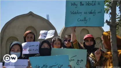  ??  ?? Women's rights activists have been at the forefront of anti-Taliban protests since the group seized power last month