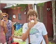  ?? SUBMITTED PHOTO - ROXANNE RICHARDSON ?? Clay on Main hosts its annual Ice Cream Social on July 20. Pictured is Frieda Weise, Boyertown.