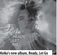  ??  ?? Keiko's new album, Ready, Let Go